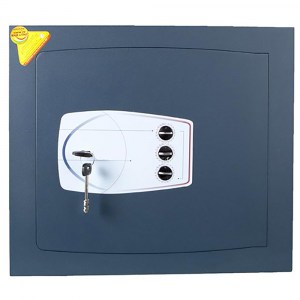 GD-6-L-coffre-fort-encastrable-de-face-serrure-cle-plus-mecanique-3-boutons