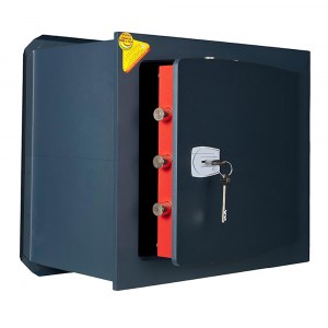 GK-6-L-coffre-fort-encastre-semi-ouvert-serrure-cle