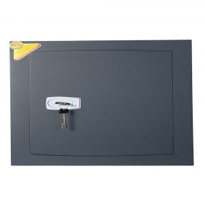 GK-7-L-coffre-fort-mural-de-face-serrure-cle