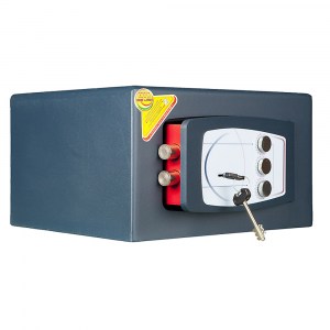 GMD-3-coffre-fort-a-combinaison-mecanique-et-fermeture-a-cle-semi-ouvert-serrure-cle
