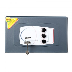 GMD-3-ouvrir-coffre-fort-a-combinaison-mecanique-de-face_serrure_cle_plus_mecanique_3_boutons