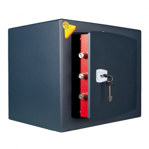 GMK-6-coffre-fort-a-poser-semi-ouvert-serrure-a-cle