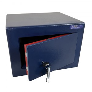 coffre_technomax_gmk_4_bleu_porte_ouverte_cle_carte_de_propriete